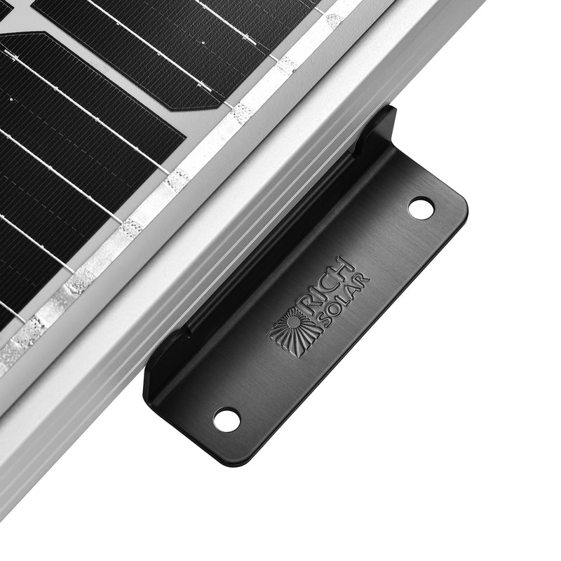 Rich Solar Z-Brackets Mounting Hardware Z-Brackets with Screws