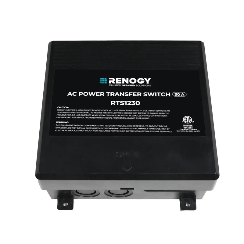 Renogy 120V 30 amp automatic transfer switch
