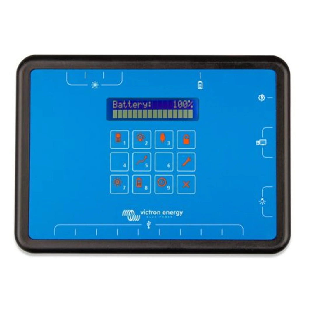 Victron SHS 200 MPPT front panel with LCD and keypad