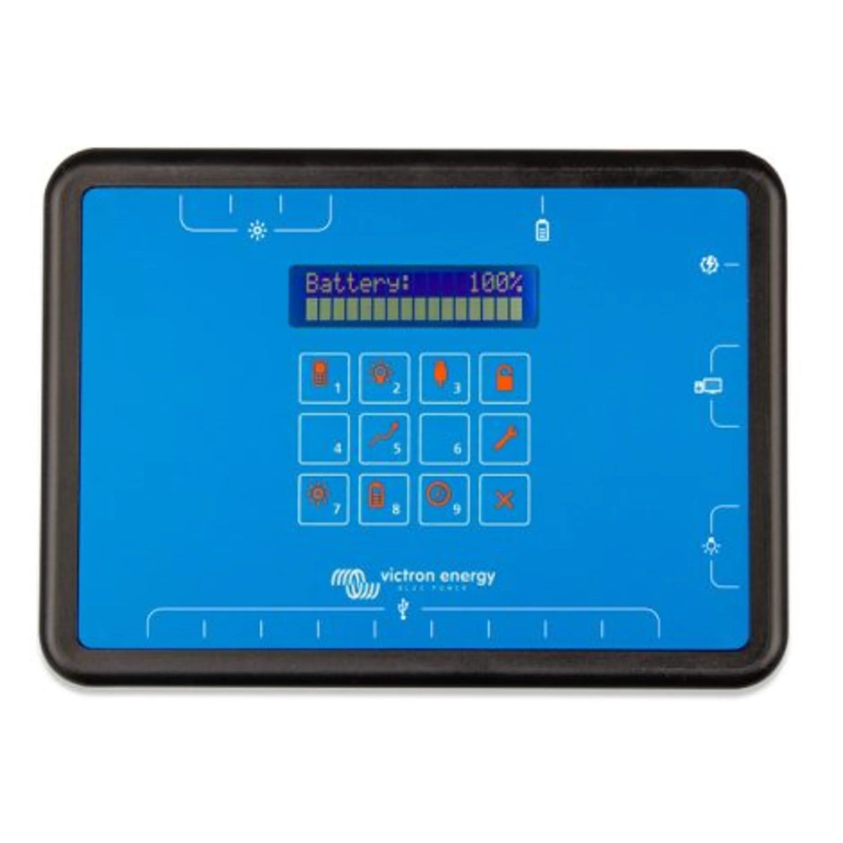 Victron SHS 200 MPPT front panel with LCD and keypad