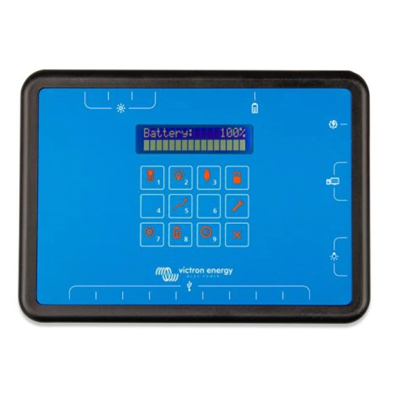 Victron SHS 200 MPPT front panel with LCD and keypad
