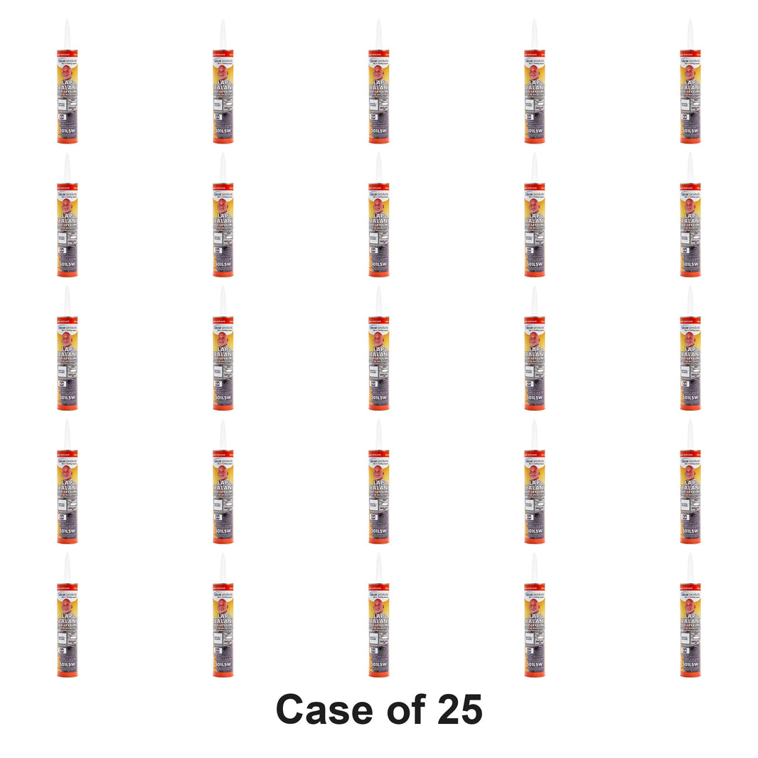 Dicor 501LSW-25 case of 25 white self-leveling lap sealant tubes, 10.3 fl oz each