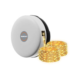Retractable LED camping string light with power bank