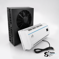 Nomadic Cooling S1 Helix 12V split air conditioner, Obsidian Black
