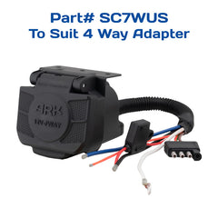 ARK Smart Connector 7-way trailer socket with light testing - view 3