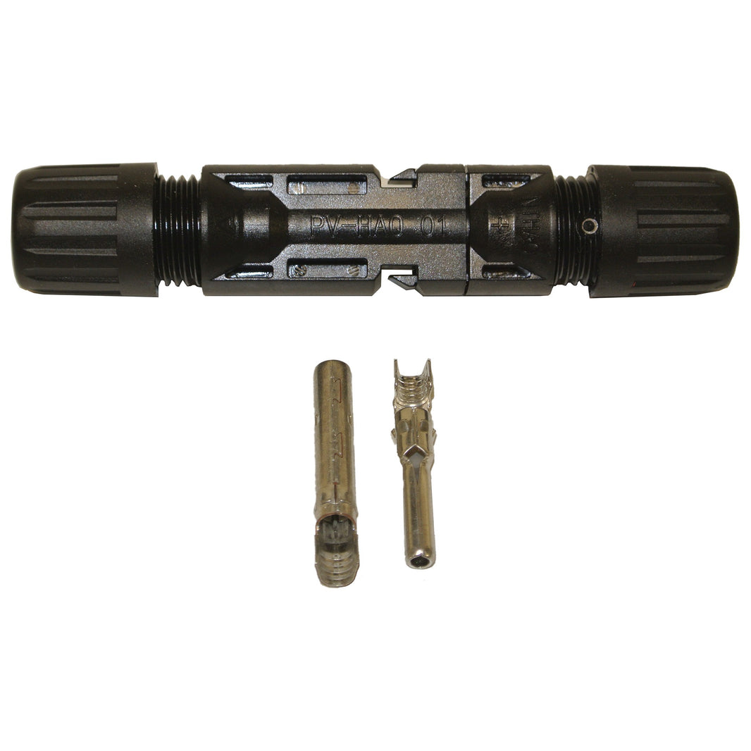 Victron solar connector pair MC4, 1x male / 1x female, with crimp contacts