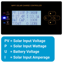 AIMS Power 60A MPPT Solar Charge Controller - view 3