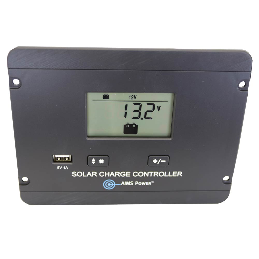 AIMS Power 30A PWM Flush Mount Solar Charge Controller 12/24V - view 2