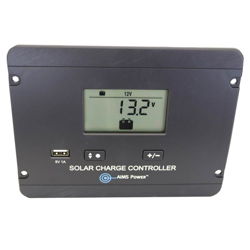 AIMS Power 30A PWM Flush Mount Solar Charge Controller 12/24V - view 2