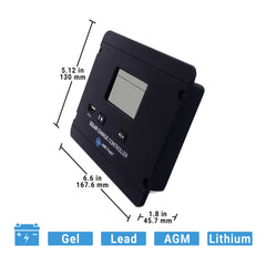 AIMS Power 30A PWM Flush Mount Solar Charge Controller 12/24V - view 4