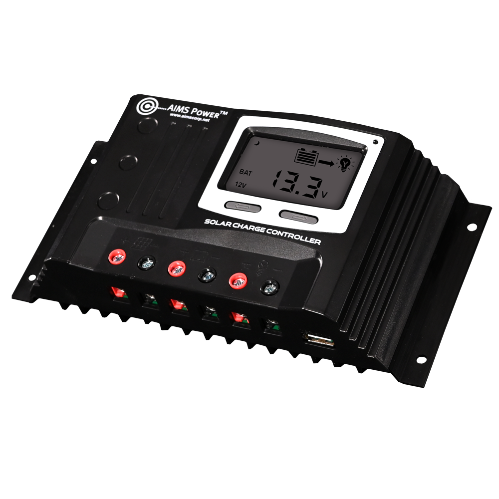 AIMS Power 30A PWM Solar Charge Controller 12/24V - view 4