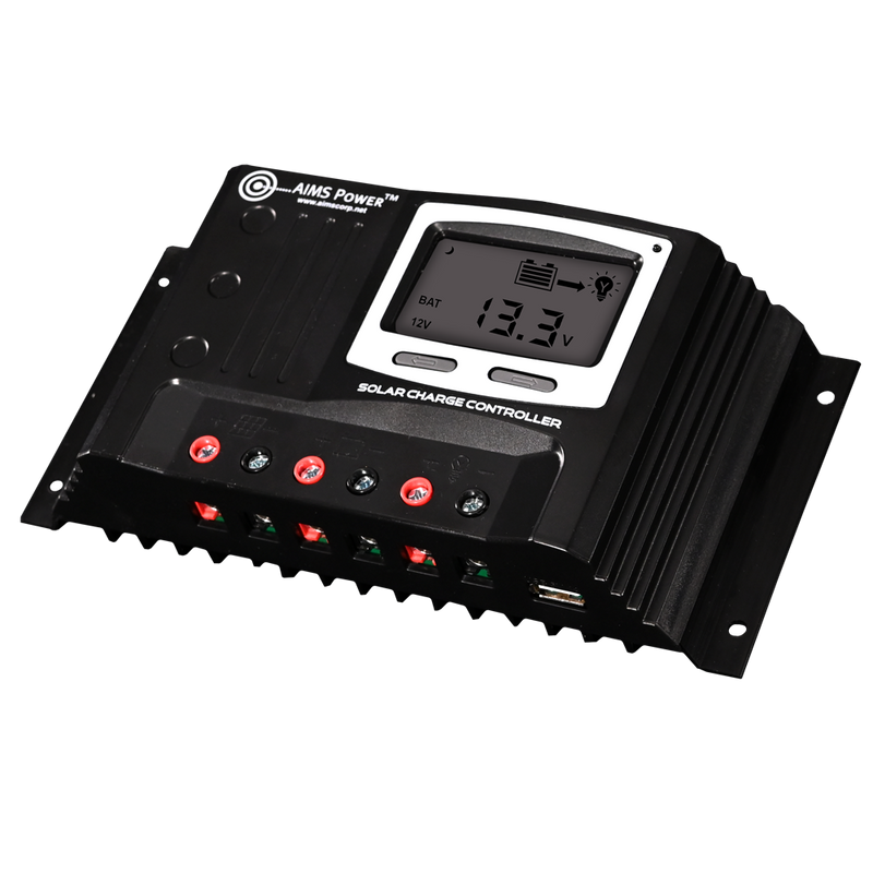 AIMS Power 30A PWM Solar Charge Controller 12/24V - view 4