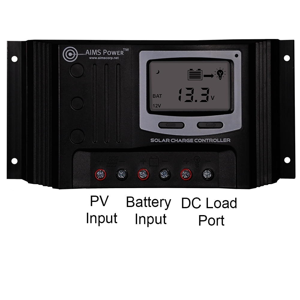 AIMS Power 30A PWM Solar Charge Controller 12/24V - view 8