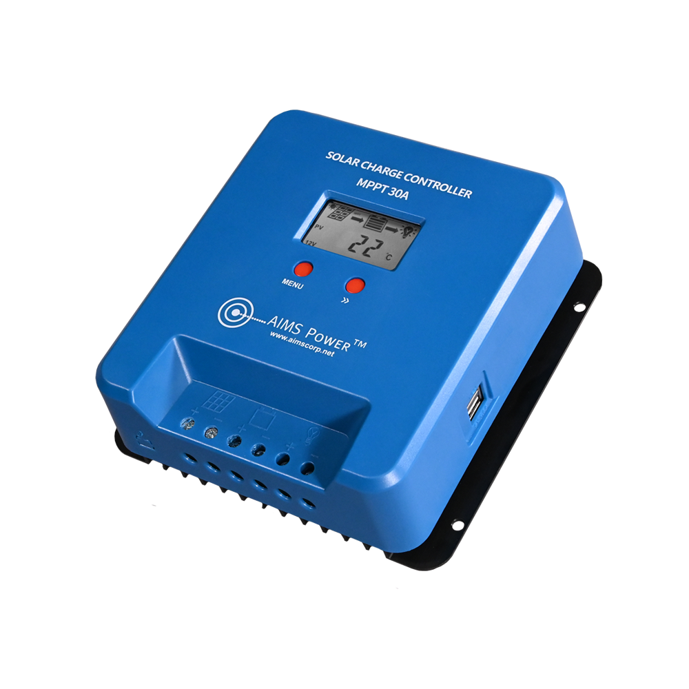 AIMS Power 30A MPPT Solar Charge Controller with LCD and USB - view 4