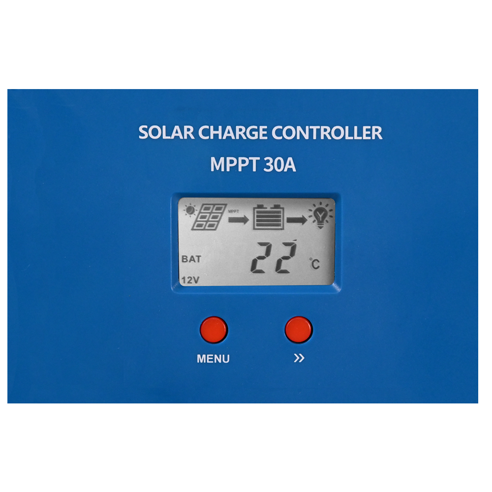 AIMS Power 30A MPPT Solar Charge Controller with LCD and USB - view 8