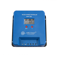 AIMS Power 30A MPPT Solar Charge Controller with LCD and USB