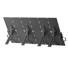 BLUETTI SORA 500 foldable 500W solar panel unfolded