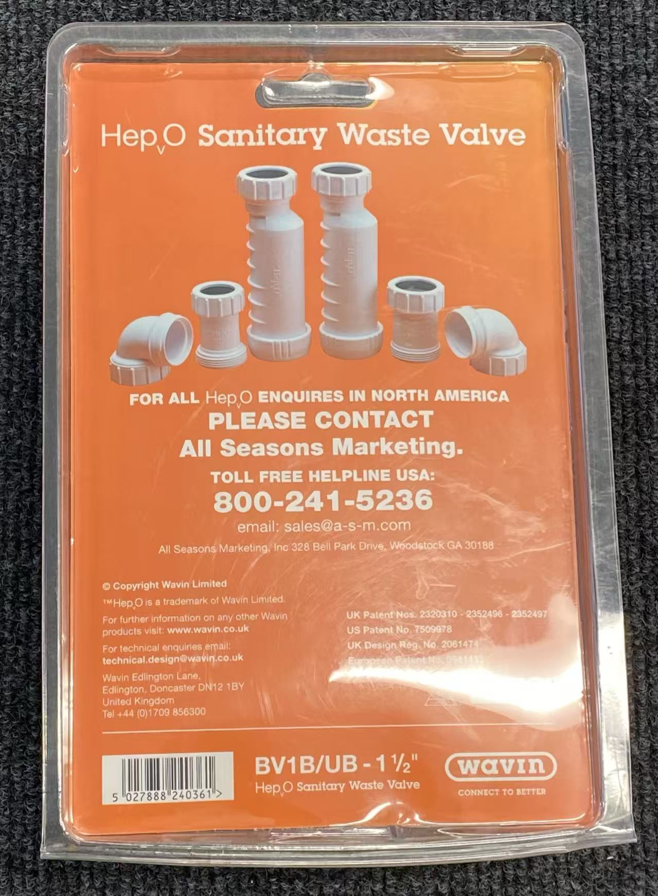 Sanitary Waste Valve