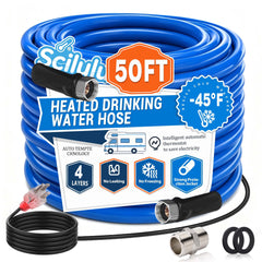 Scilulu 50 ft heated water hose