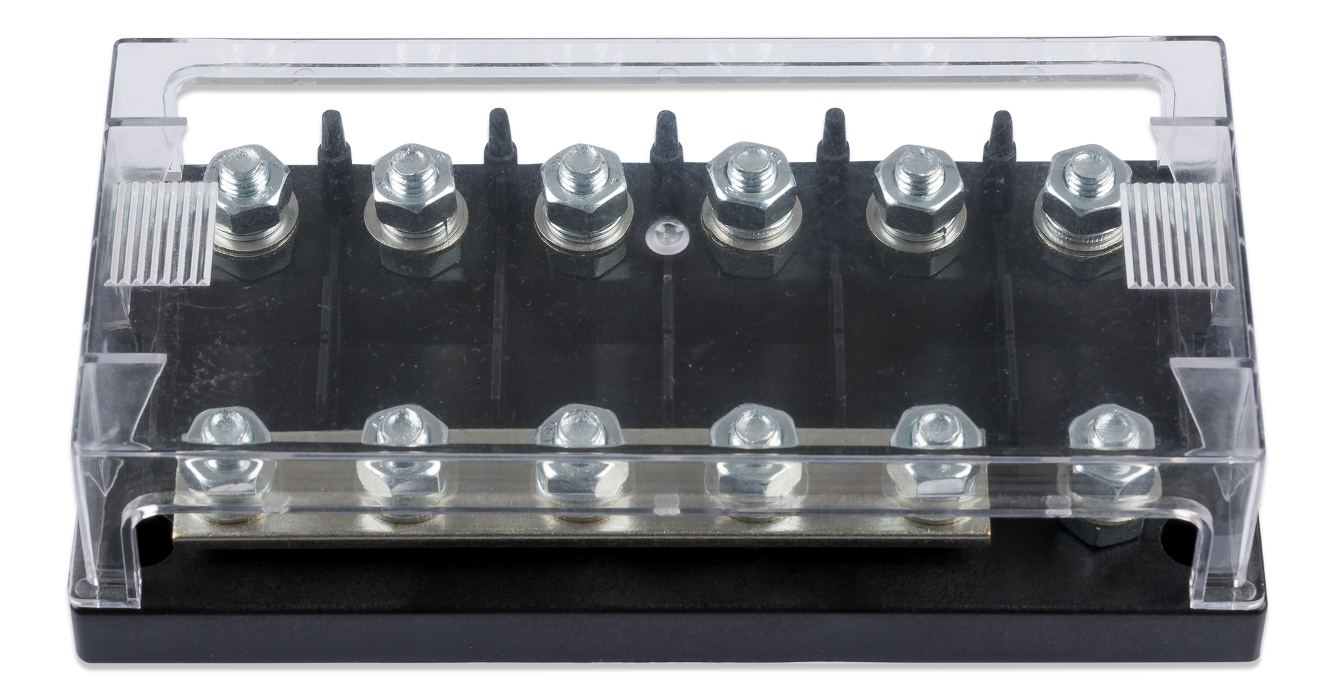 Six-way fuse holder for Mega-fuse with busbar (250A)