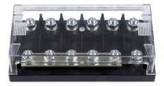 Six-way fuse holder for Mega-fuse with busbar (250A)
