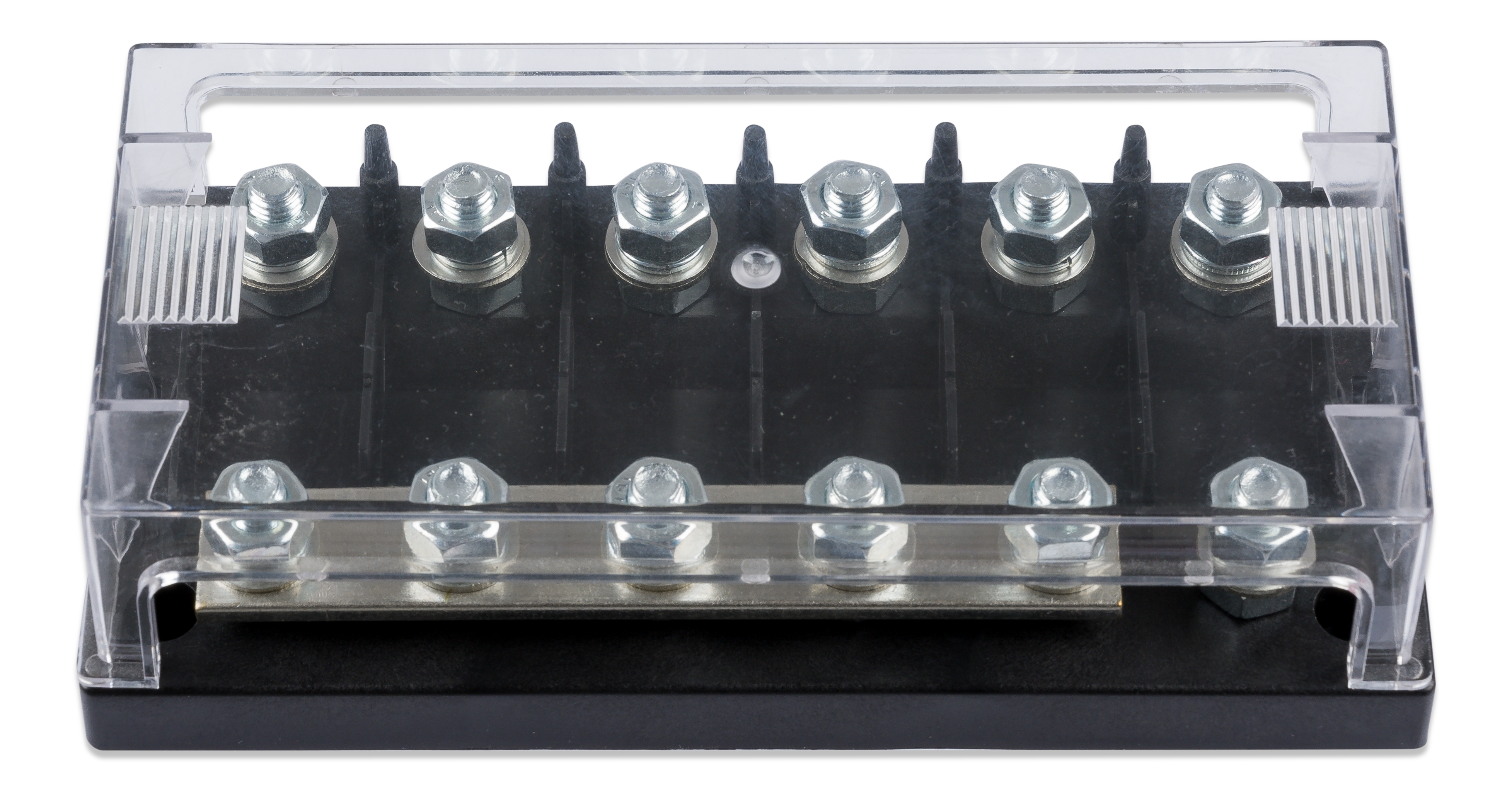 Six-way fuse holder for Mega-fuse with busbar (250A)