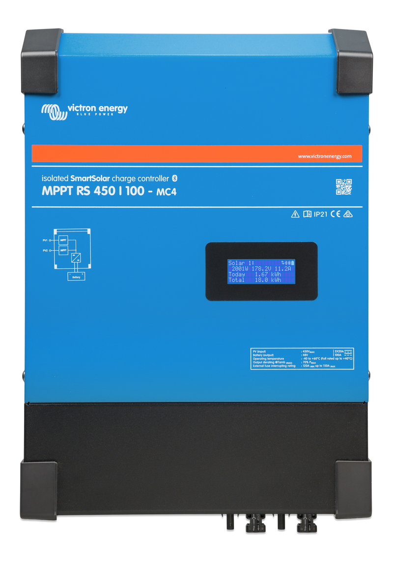 Victron Energy - SmartSolar MPPT RS 450/100-MC4 | SmartSolar MPPT RS 450/200-MC4