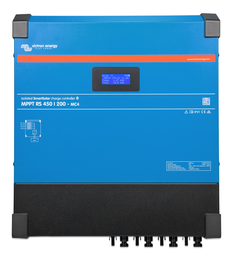 Victron Energy - SmartSolar MPPT RS 450/100-MC4 | SmartSolar MPPT RS 450/200-MC4