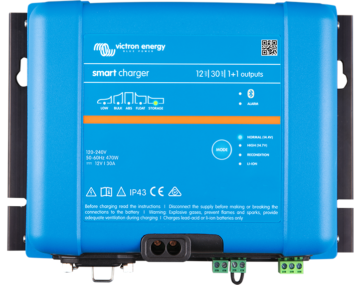Victron Smart IP43 charger universal input - view 2