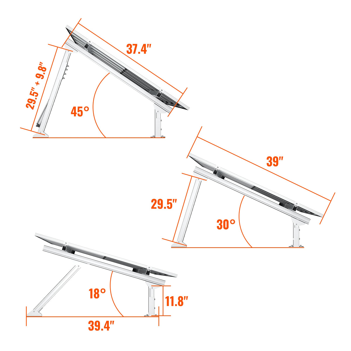 Rich Solar Solar Ground Mount Fit MEGA 100/100 SLIM/MEGA 150