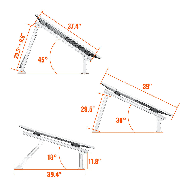Rich Solar Solar Ground Mount Fit MEGA 100/100 SLIM/MEGA 150