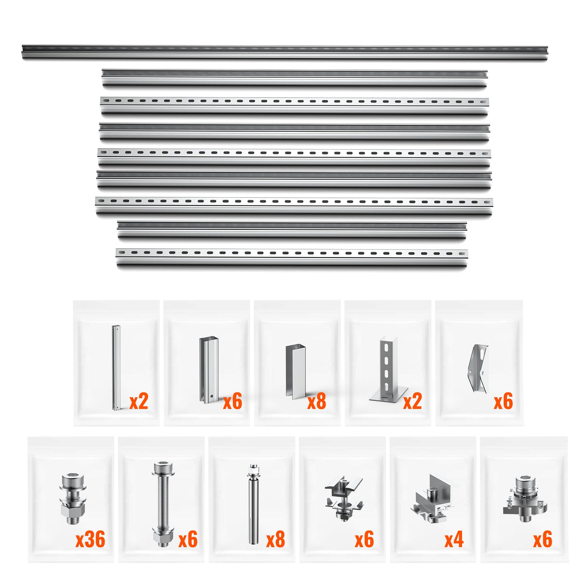 Rich Solar Solar Ground Mount Fit MEGA 200/MEGA 220/MEGA 250