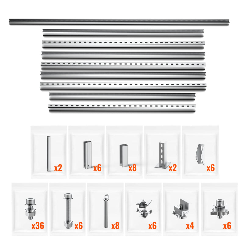 Rich Solar Solar Ground Mount Fit MEGA 200/MEGA 220/MEGA 250