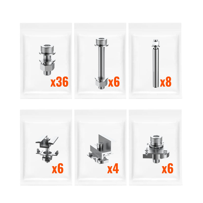 Rich Solar Solar Ground Mount Fit MEGA 200/MEGA 220/MEGA 250