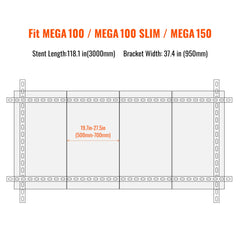 Rich Solar Solar Ground Mount Fit MEGA 100/100 SLIM/MEGA 150