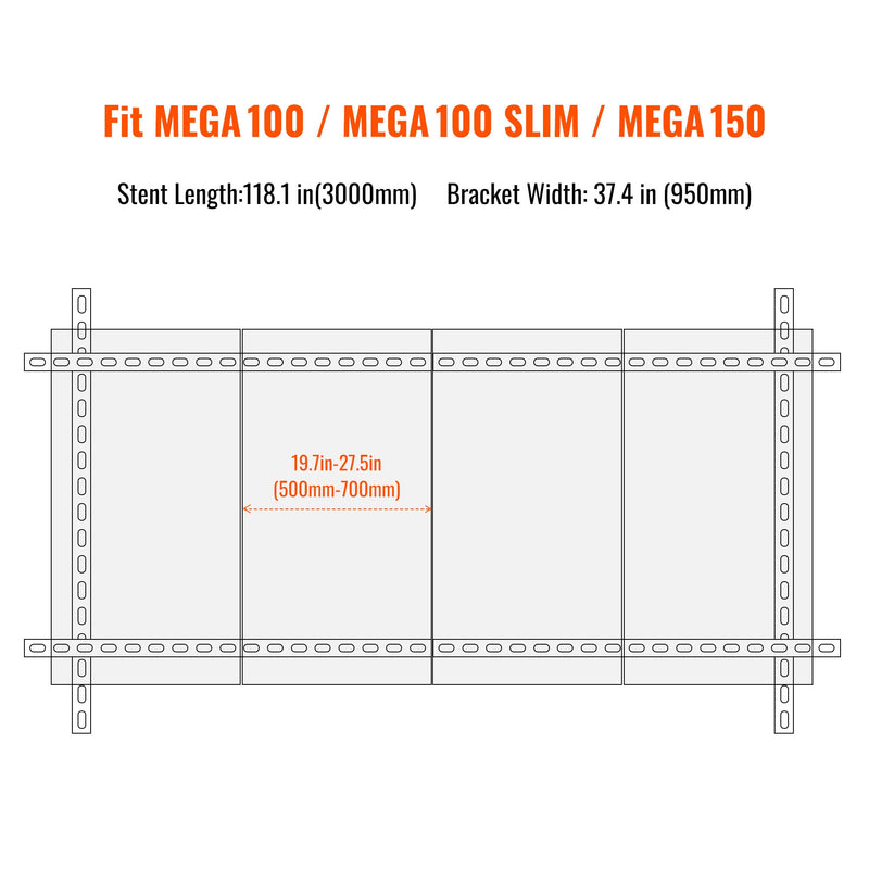 Rich Solar Solar Ground Mount Fit MEGA 100/100 SLIM/MEGA 150