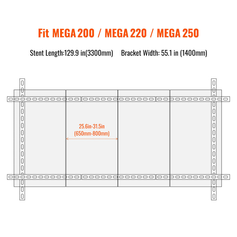 Rich Solar Solar Ground Mount Fit MEGA 200/MEGA 220/MEGA 250