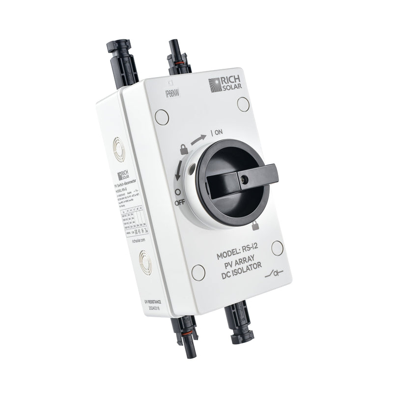 Rich Solar Solar PV DC Quick Disconnect Switch Solar Array DC Quick Disconnect Switch