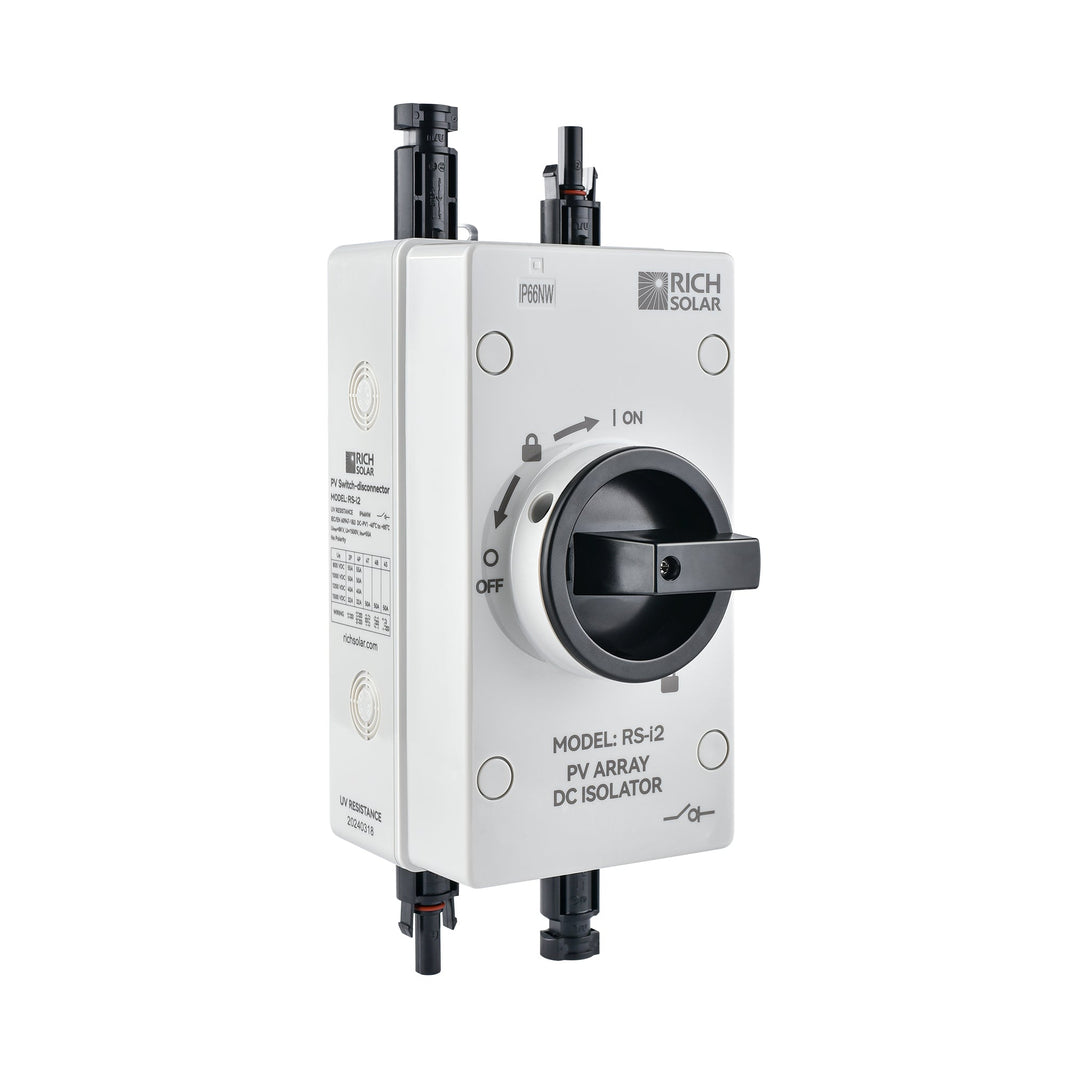 Rich Solar Solar PV DC Quick Disconnect Switch Solar Array DC Quick Disconnect Switch