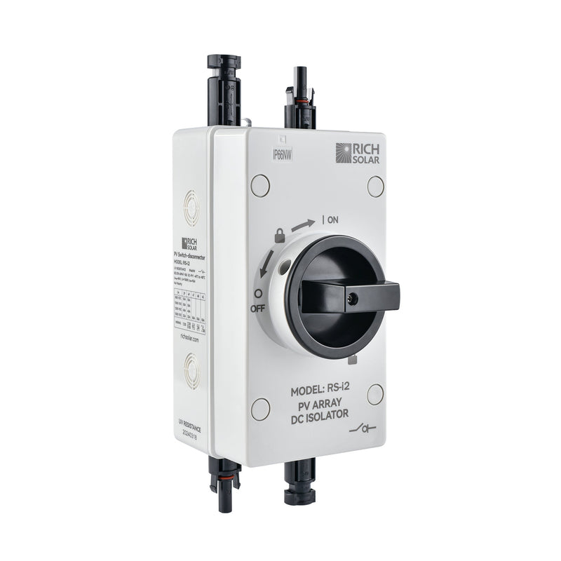 Rich Solar Solar PV DC Quick Disconnect Switch Solar Array DC Quick Disconnect Switch