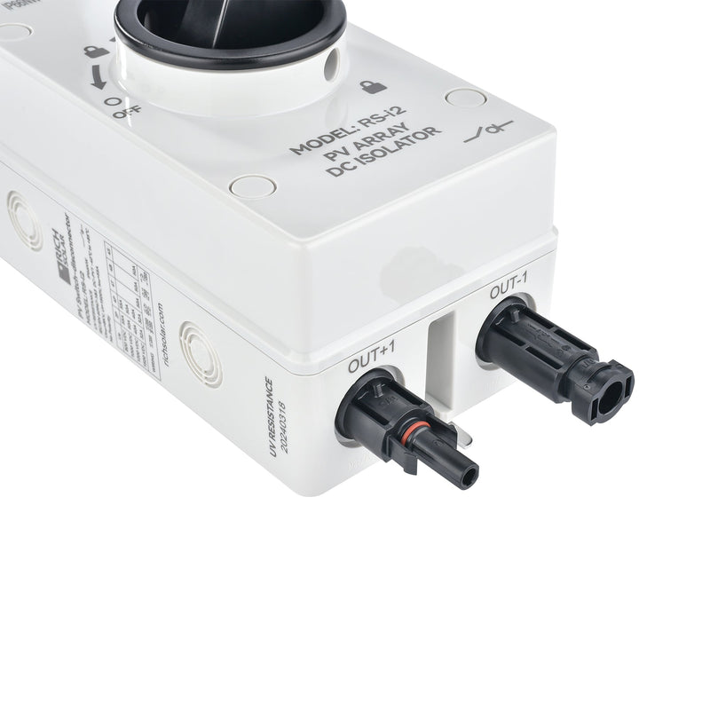 Rich Solar Solar PV DC Quick Disconnect Switch Solar Array DC Quick Disconnect Switch