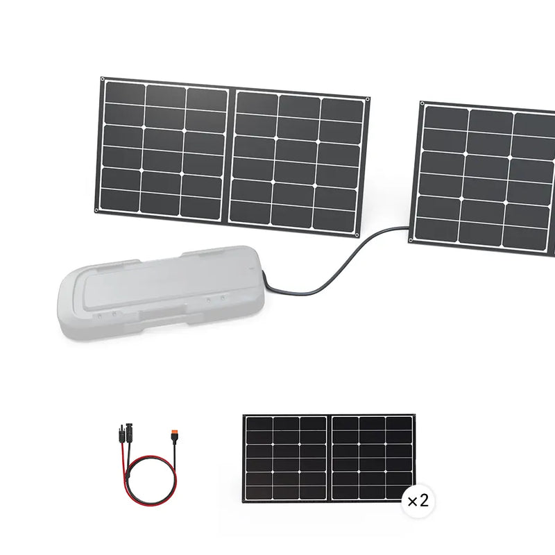 Zero Breeze 100W portable solar panel kit for Mark 3 battery