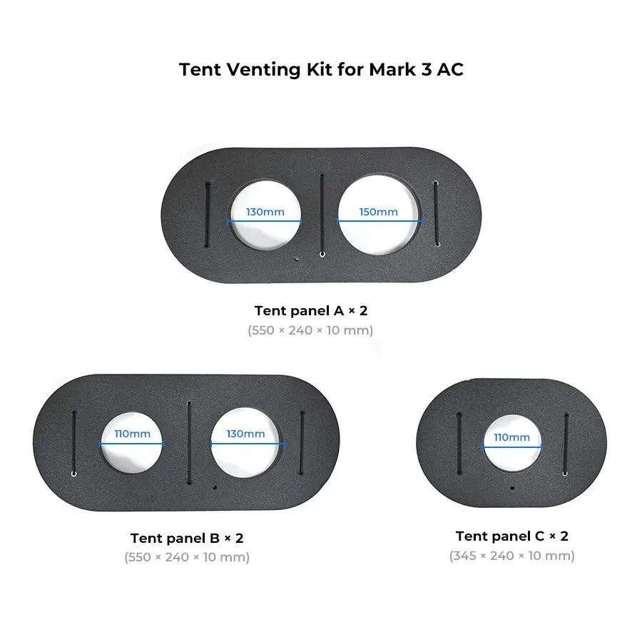 Zero Breeze portable AC tent venting kit for camping view 5