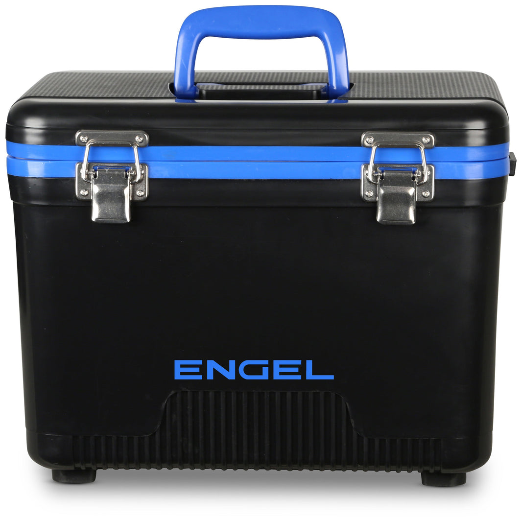 Engel UC13 13 Qt Dry Box Cooler - Black & Blue