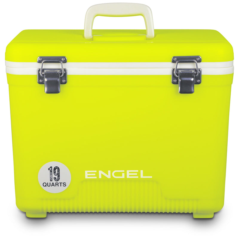 Engel UC19 19 Qt Dry Box Cooler - Yellow High Viz