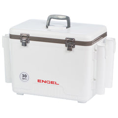 Engel UC30-RH 30 Qt Dry Box Cooler with Rod Holders