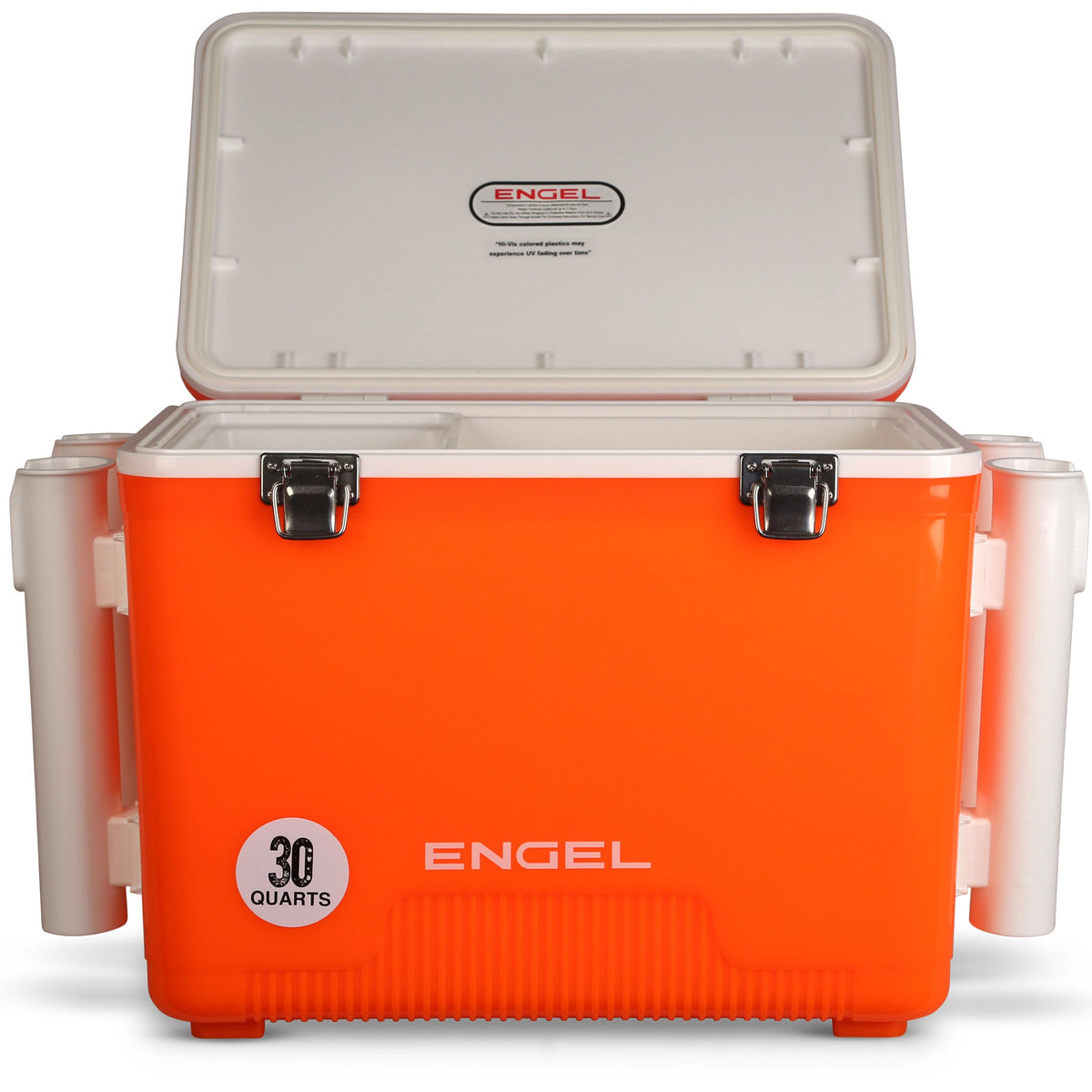Engel UC30-RH 30 Qt Dry Box Cooler with Rod Holders