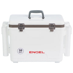 Engel UC30-RH 30 Qt Dry Box Cooler with Rod Holders