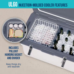 Engel UL60 UltraLite 60 Qt Injection-Molded Cooler