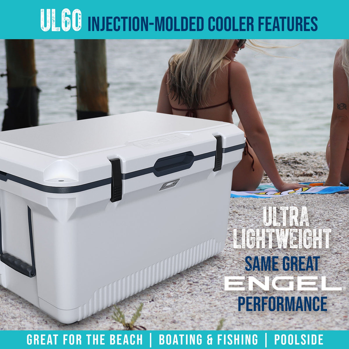Engel UL60 UltraLite 60 Qt Injection-Molded Cooler